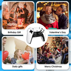 2026 New Wireless Retro Game Console, 23 Emulators and 40000+Games, Plug and Play 4K HDMI TV Game Stick, with Dual 2.4G Wireless Controllers (82G)