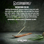 Blunteffects Hand-Dipped Incense Sticks - Premium 144-Pack Variety Set, 12 Different Scents, 11" Long, USA-Made Aromatherapy with Long Burn Time (12 Pack, 144 Total Sticks)