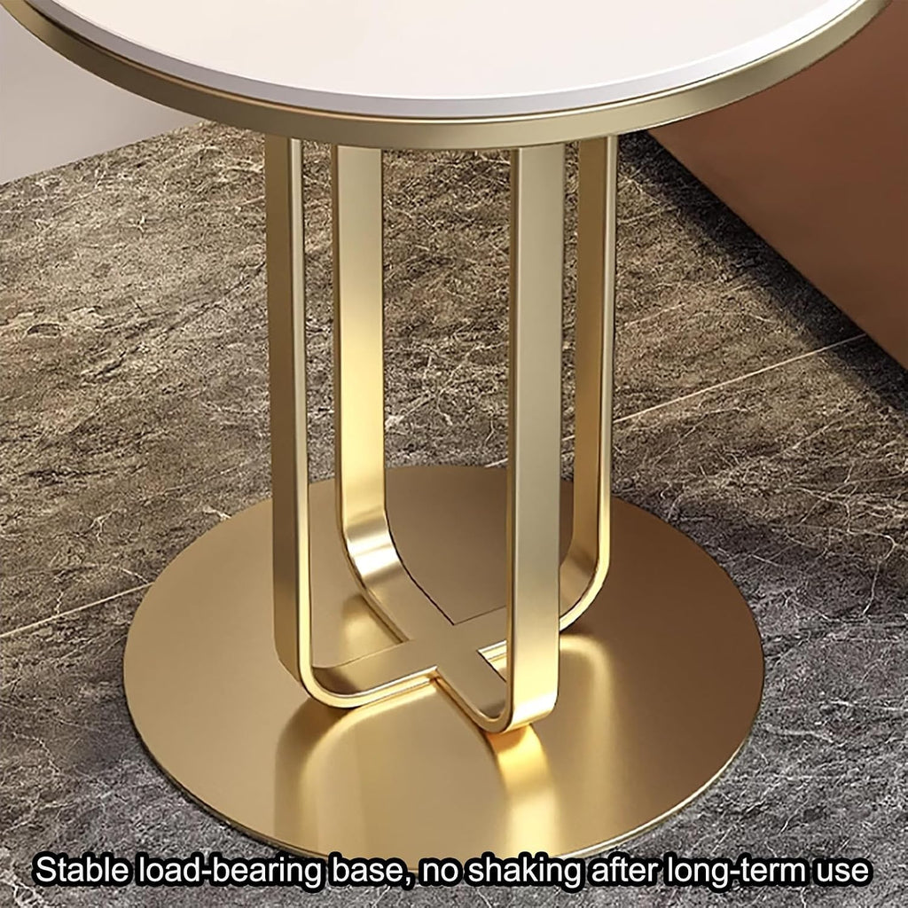 Round Coffee Table, Modern Side End Table for Living Room, Bedroom and Home Office, Versatile Coffee Table for Balcony and Entertaining, Stylish Accent Furniture