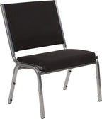 BizChair 950 lb. Rated Black Fabric Bariatric Medical Reception Chair