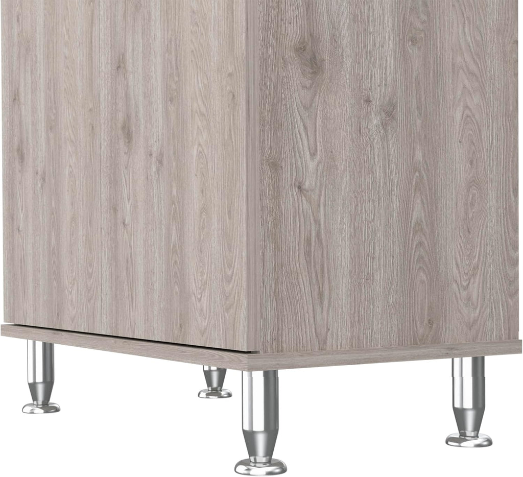 Kitchen Pantry,Two Door Cabinets, One Drawer, Four Adjustable Metal Legs,Home Coffee Cabinet,for Living Room,Dining Room,Kitchen,23.6 * 13.9 * 66.5