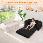 MAXYOYO Convertible Sofa Bed for Boys and Girls, Floor Kids Bean Bag Chair | Pull Out Folding Kids Sofa Chair, Comfy Kids Bean Bag Chair for Playroom, Gift for Children's Day & Birthday