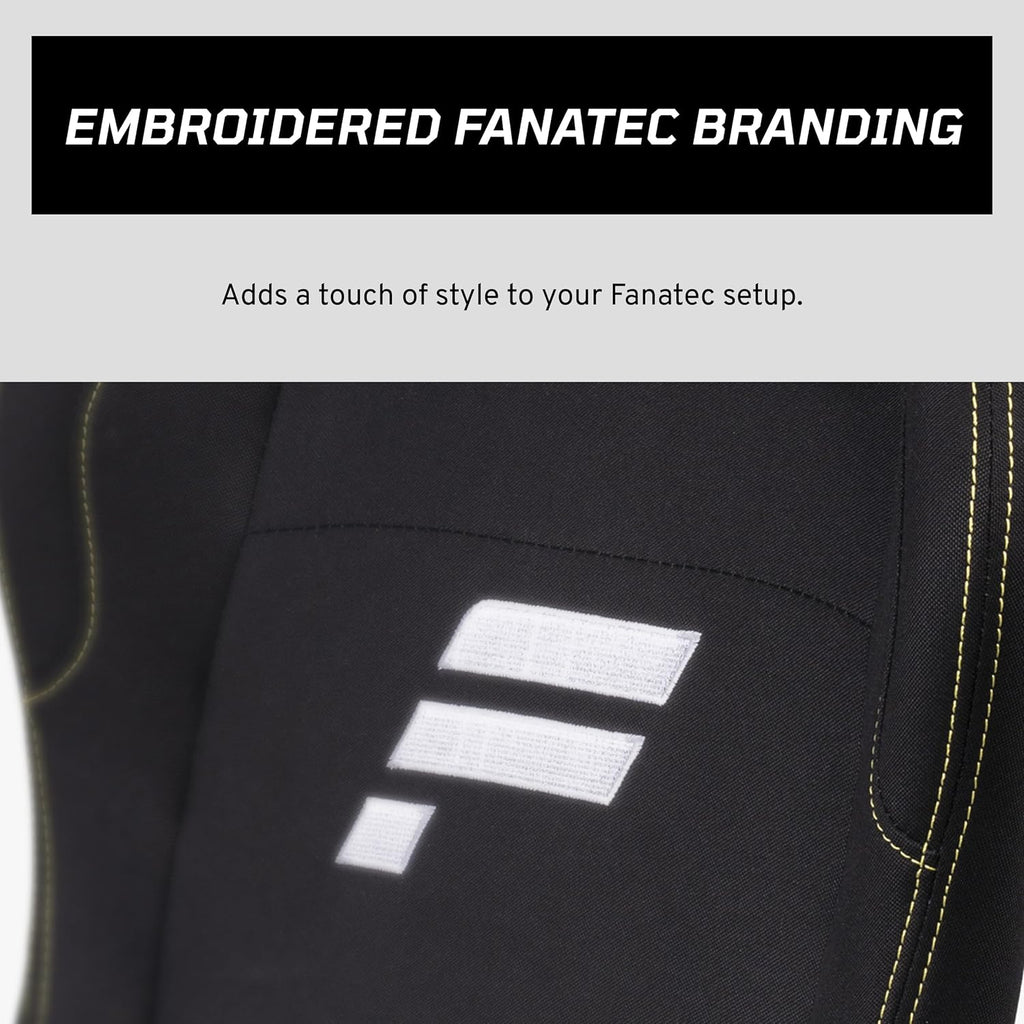 FANATEC Sim Racing CSL Cockpit Seat – Lightweight and Durable, Designed for CSL Cockpit, Breathable Cushioned Fabric – Black