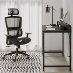 Realspace® Radano Mesh High-Back Executive Office Chair, Black, BIFMA Compliant