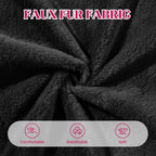 Achicsofar Bean Bag Chair for Adults Teens, Gaint Faux Fur Cat's Paw Shape Beanbag Chairs Memory Foam Filled Accent Floor Sofa for Reading, Gaming, Relaxing in Living Room, Bedroom, Dorm