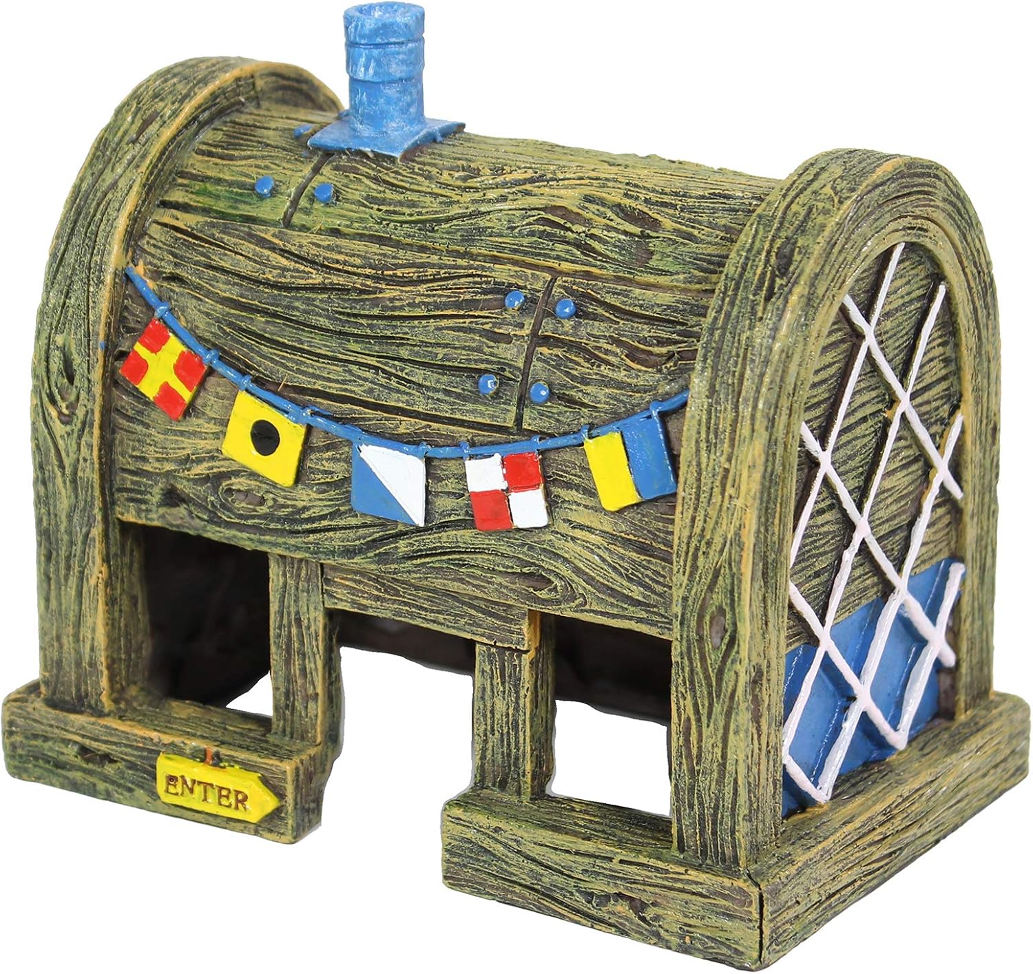 Penn-Plax Spongebob Squarepants Officially Licensed 3-Piece Aquarium Ornament Bundle – Spongebob’s Pineapple House, Squidward’s Easter Island Home, and The Krusty Krab