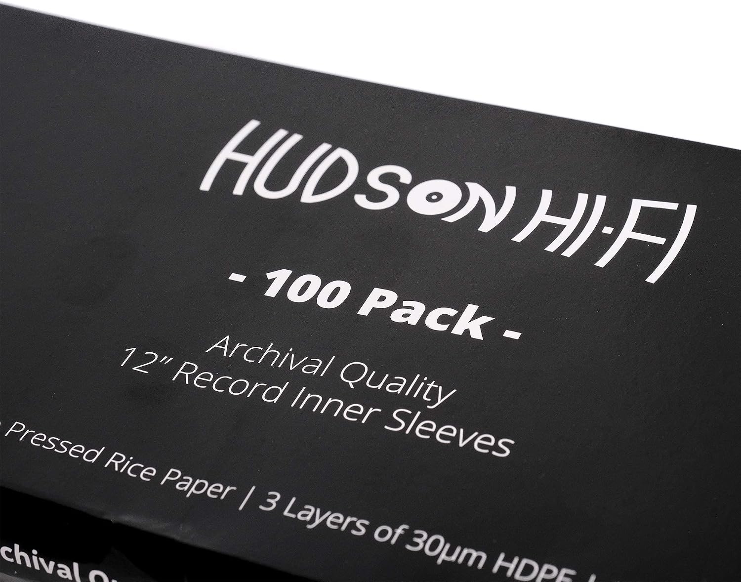 Hudson Hi-Fi 100x Inner & 100x Outer Protective Sleeves for Vinyl & Records Cover Art - Blocks Scratches, Static, Dust, Damage - Acid-Free, Smooth Slide - Fits Single Double Gatefold LP Sleeve