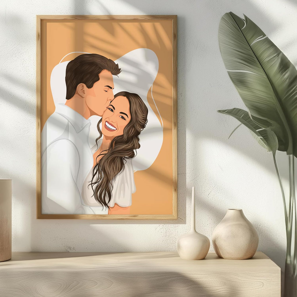 NudoHome Personalized Custom Realistic Portrait – Hand-Drawn from Your Photo | Gift for Mother’s Day, Father’s Day, Christmas, Birthdays, and Anniversaries, gift
