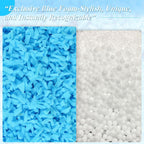 Bean Bag Filler, 10lbs Gel Shredded Memory Foam Filling, High Density Refill & Replacement Foam for Bean Bag Chair, Pillow Stuffing, Couch Cushions, Dog Bed, Pouf Ottoman, Stuffed Animals, Arts Crafts