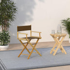 Casual Home 200-00/021-45 Director's Chair Canvas 18" - Classic Height Natural Frame/Brown