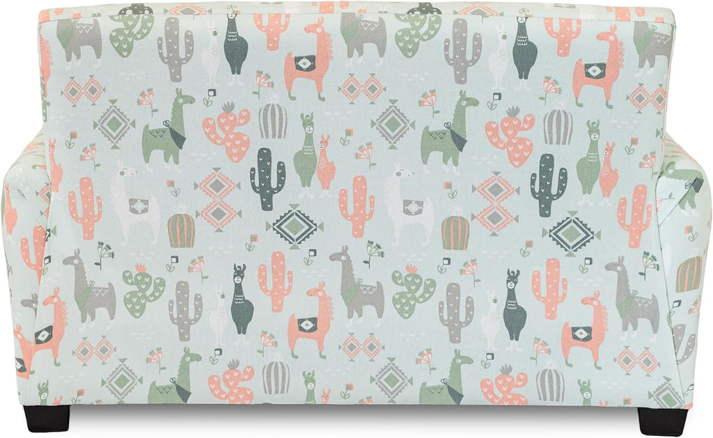 Toddler Upholstered Sofa (Llama Print)