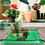 Waterproof Repotting Mat for Indoor Plants - Foldable Potting Mat for Mess-Free Planting Soil Change - Essential Gardening Tools for Plant Lovers