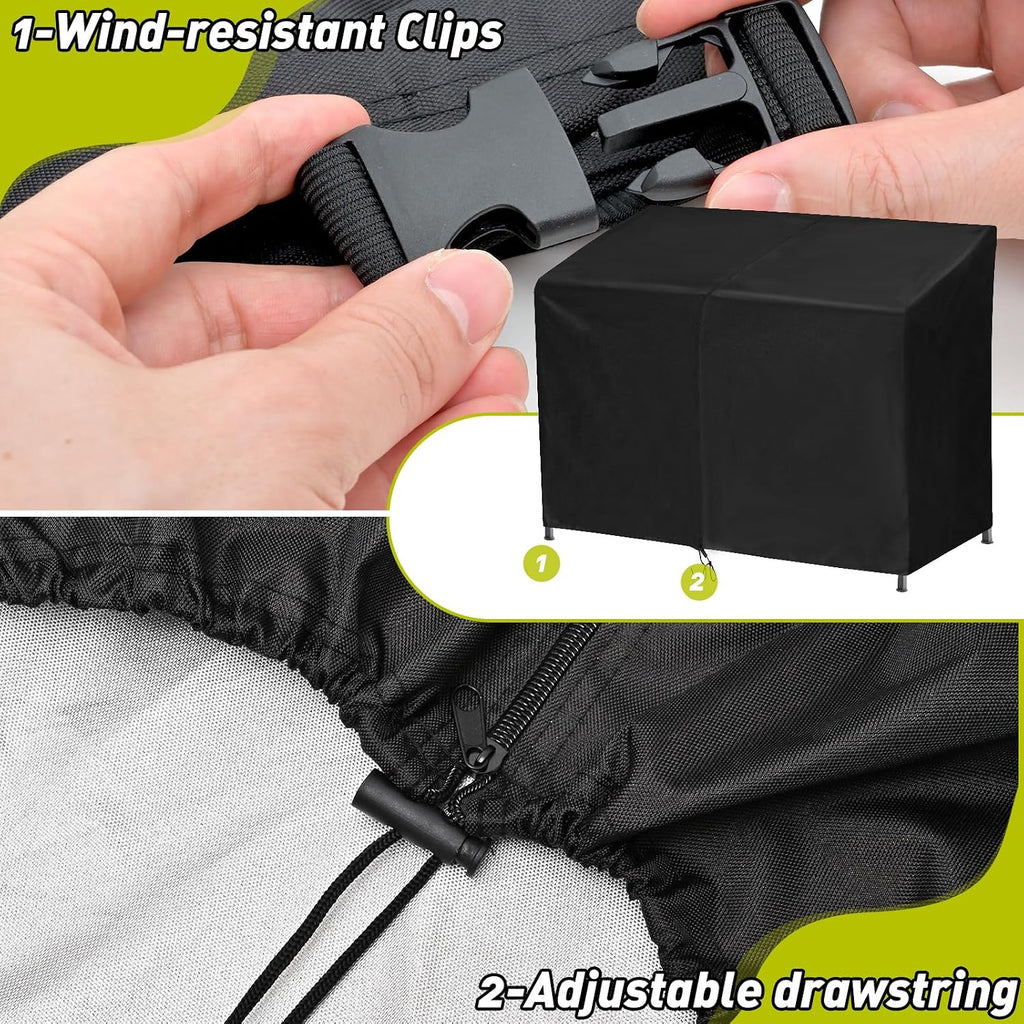 Waterproof Potting Bench Cover for Outdoor Garden Tables, Universal Size for Planting Workbench 600D Oxford Cloth
