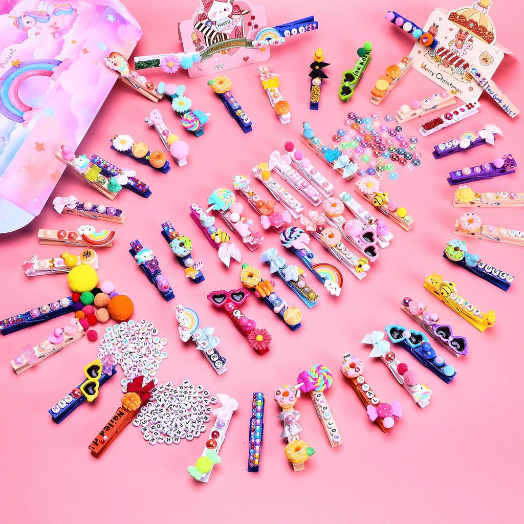 FULGENSZ 70 Set Cheer Pins & Spirit Clips Wooden Clothespins with 106 Mini Resin Animals and Bows for Backpacks,Cheerleaders, Volleyball Accessories & Decorations,Cheer Gifts Bulk (Macaron Colorful)