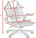 Aon Archeus Ergonomic Gaming Office Chair – Premium Comfort High-Back PC Gaming Seat w/Lumbar Support, Armrests & Padded Cushion – Ergonomic Office Chair – Black/Purple
