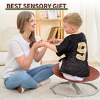 KidBloom Spinning Chair for Autistic Kids, Football Upgrade Handle Sensory Chair, Autism & ADHD Chair, Kid's Furniture, Autism Sensory Products for Kids