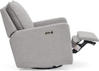 babyGap Harlowe Power Recliner with USB-A & Charging Port by Delta Children - Greenguard Gold Certified – Stain-Resistant Performance Fabric is Oeko-TEX Standard 100 Certified, Ash