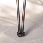 Christopher Knight Home Torrey Outdoor Wicker Barstools with Iron Frame, 2-Pcs Set, Multibrown / Black Copper