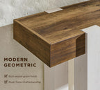OKD Modern Farmhouse Entryway Table with 2 Drawers, 63" Wooden Console Table for Hallway, Sofa and Living Room, Antique White