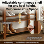 Shoe Rack Bench with Lift-Top Storage,3-Tier Shoe Storage Bench with Wooden Seat,550lbs Heavy Duty Entryway Bench for Hallway,Foyer,Front Door,Closet,Shoe Organizer Bench,39.4"