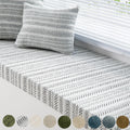 Custom Bay Window Sill Seat Cushion Weaving Texture Chenille Customized Bench Seating Foam Cushions Pad Set for Indoor Furniture, Mudroom Entryway, Dining Room Kitchen Breakfast Nook, Non Slip Bottom