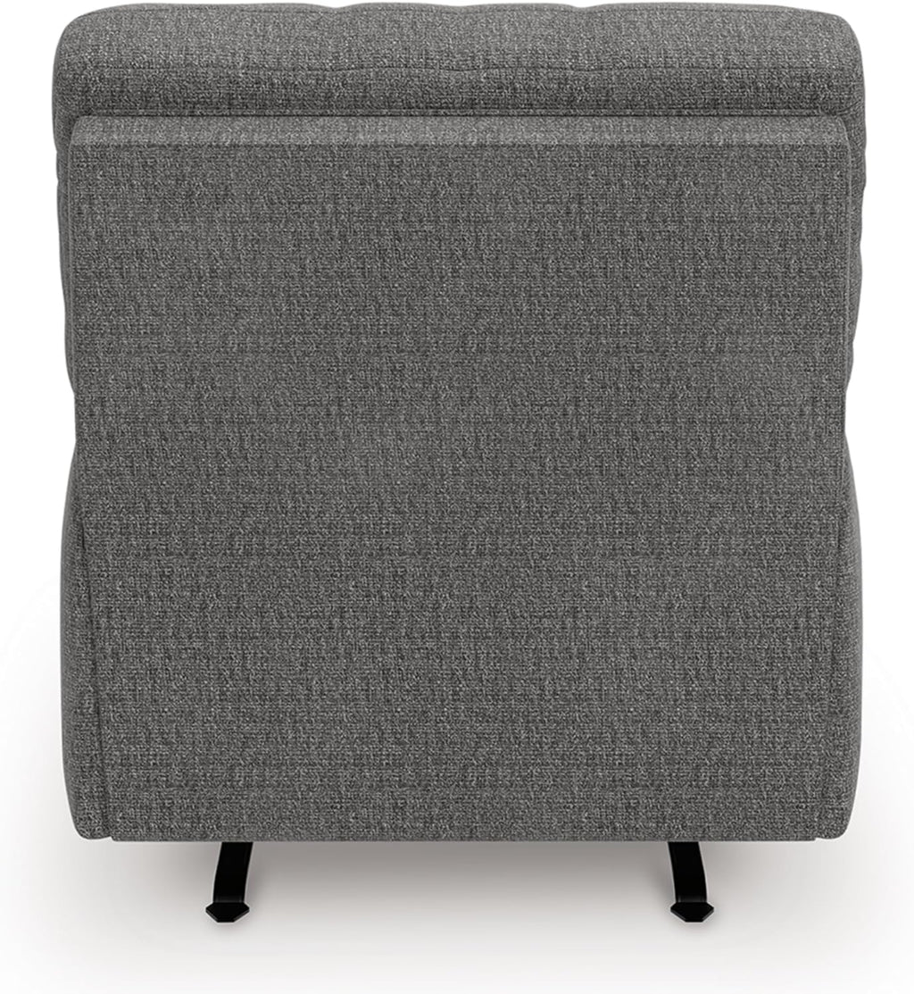 Signature Design by Ashley Seyler Lane Urban Rocking One Pull Recliner with Adjustable Backrest, Gray