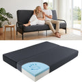 HOMBYS 8 Inch Memory Foam Futon Mattress Full Size, Split Foldable Futons Sofa Couch Bed Floor Mattress, Convertible Sofa Bed Mattress Fits Most Daybed and Futon Frames, 75" x 54"(Frame Not Included)