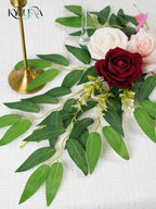 36Pcs Italian Ruscus Greenery Stems Bulk, Artificial Silk Green Leaves Garland, 20"Fake Branches, Hanging Plants Spray Vines for DIY Wedding Arch Bouquet Table Centerpieces Vase Filler Home Decor