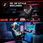 Respawn FLEXX Ergonomic Office and Gaming Chair with Lumbar Support - Breathable Mesh Recliner with Headrest & Adjustable Arms, Comfy Home Office Desk Chairs, Reclining Gaming Seat for Adults - Teal