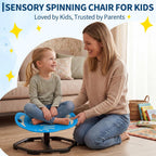 Garvee Spinning Chair for Autistic Kids, Multifunctional Sensory Chair, Glow-in-the-Dark Elephant Swivel Seat, Balance Training Sit and Spin Toy for ADHD, Ideal Gift for Autistic Boys, Ages 3+