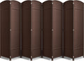 Sorbus 8 Panel Room Divider 6 ft. Tall - Privacy Screen, Extra Wide Double Hinged Panels, Mesh Hand-Woven Design, Partition Room Dividers and Folding Privacy Screens, Wall Divider for Room Separation