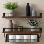 Ceramic Vase Set of 3, Modern Minimalist Neutral Home Decor, Boho Rustic Farmhouse Decorative Vases for Pampas Grass Dried Flowers | Table Centerpiece Entryway Mantel Bookshelf(Black Mix Set - Gray#2)