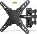 monTEK Full Motion TV Wall Mount Bracket for Most 13-43 Inch LED LCD Flat Screen TVs & Monitors, Swivel Tilt Extension Rotation with Articulating Arms, TV Mount Max VESA 200x200mm, up to 44lbs
