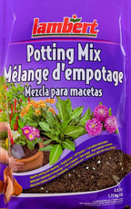 Lambert Potting Mix - Potting Soil Mix for Flowers, Vegetables, Shrubs, Container Plants, Annuals, Perennials, for Indoor and Outdoor - 8 Quarts