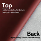 Heavy Duty Leatherette Billiard Pool Table Cover, Waterproof & Tearproof Cover for Pool Table 7/8/9FT (10 Colors Available) (8 Feet/Bordeaux red)