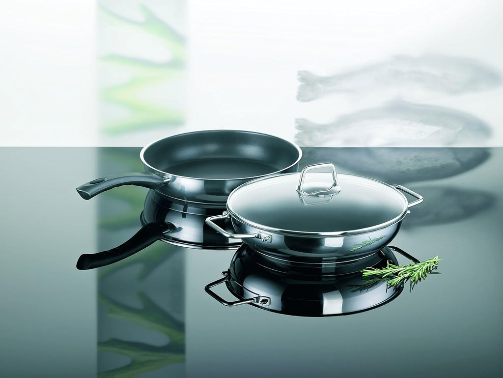 Schulte-Ufer Wega 64056-965-26 Coated Sauté Pan Stainless Steel with a Diameter of 26 cm