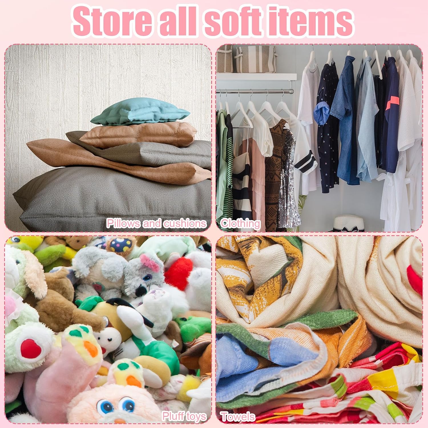 Clear Stuffed Animal Storage Chair, 0.25mm Thick Transparent Stuffed Toy Cover Bean Bag Waterproof Zipper Organizing Accessories for Pillows Cushions Clothing & Doll