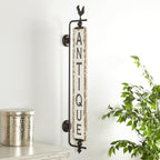 Deco 79 Wall Decor, 4" L x 8" W x 40" H, White
