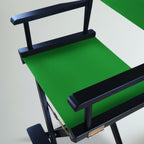 Casual Home Director's Chair ,Black Frame/Green Canvas,30" - Bar Height