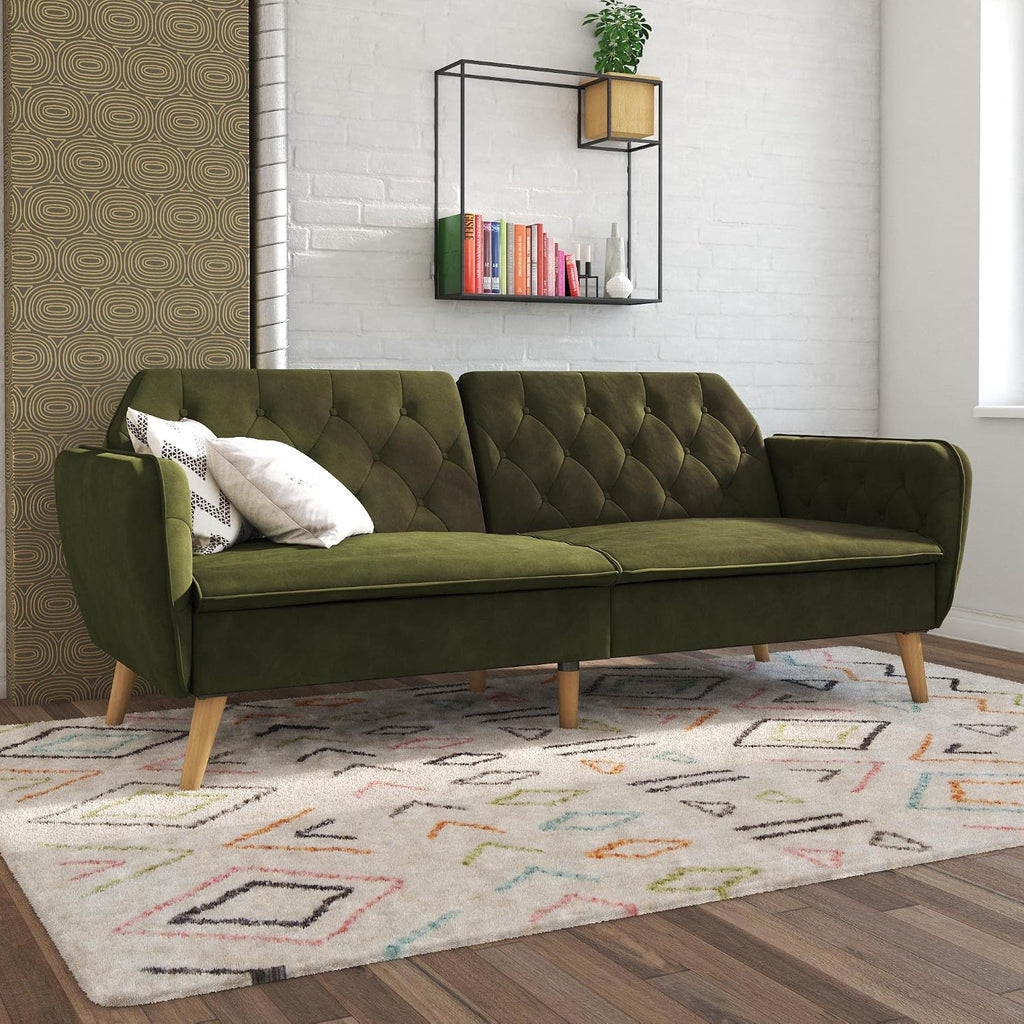 Novogratz 2144979N Tallulah Memory Foam Futo, Green