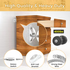 Booda Brand Furniture Anchors (10 Pack) for Baby Proofing, Furniture Straps Anti Tip Furniture Anchor Securing 400 lbs/Keep Baby Pet Safety from Falling Furniture, Metal White Earthquake Straps