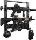 ONETIGRIS Gun Rack Wall Mount,Indoor Gun Rack for Wall with Shelf Horizontal and 1 Removable Gun Accessories Tray