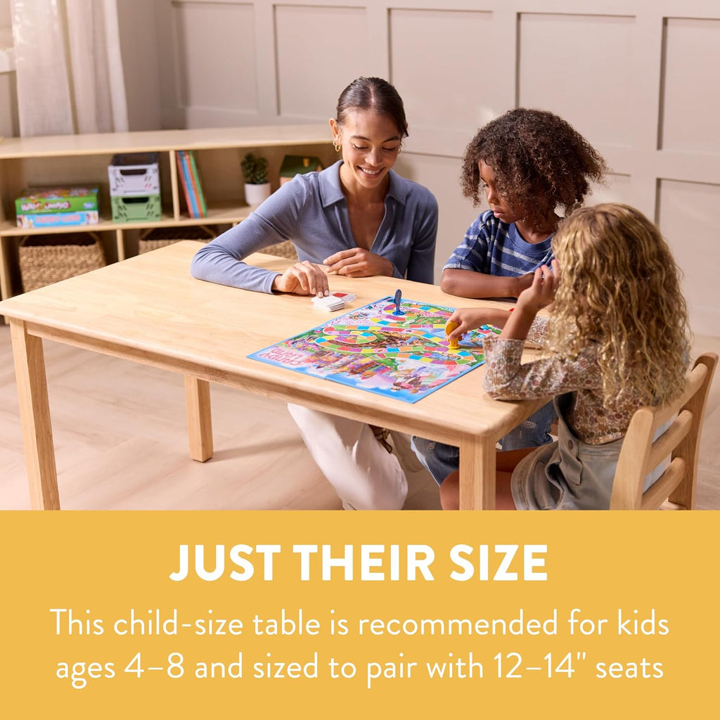 Back2School Express Wooden Activity Table, Kids Furniture, Natural