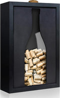flinelife Wooden Wine Cork Holder, 13x8, Wine Cork Collector Shadow Box - Perfect for Wine Lover Gift