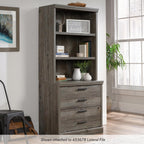 Sauder Aspen Post Commercial Office Hutch, in a Pebble Pine Finish