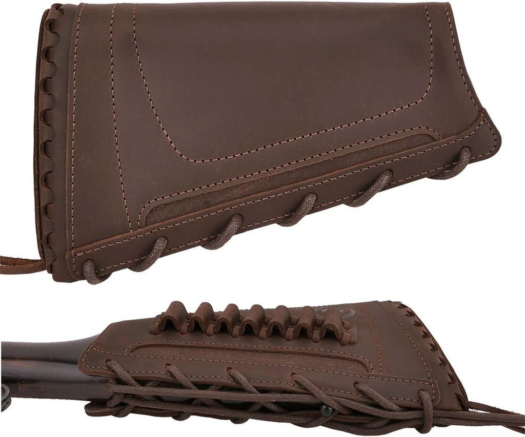 WAYNE'S DOG Leather Buttstock Cheek Rest Pad