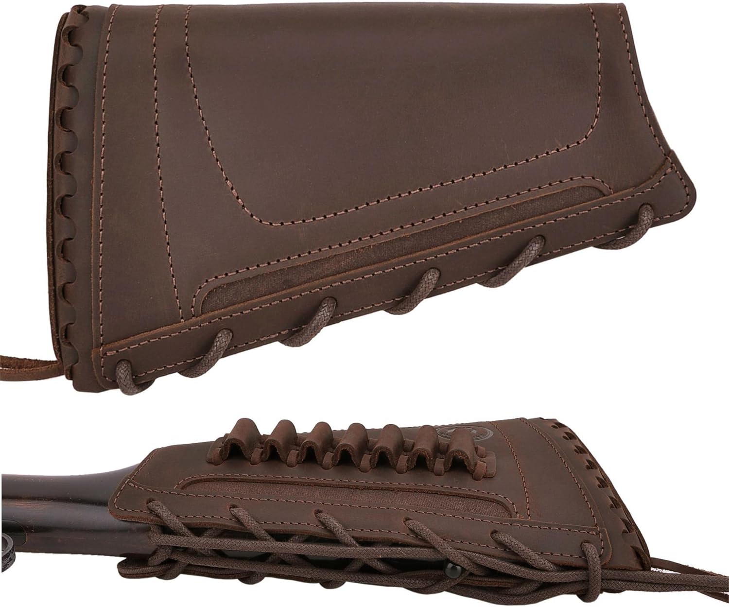 WAYNE'S DOG Leather Buttstock Cheek Rest Pad