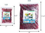 Flat Glass Marbles Vase Filler Beads 1lb, 100 Red Stones | Glass Pebbles Gems