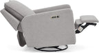 babyGap Harlowe Power Recliner with USB-A & Charging Port by Delta Children - Greenguard Gold Certified – Stain-Resistant Performance Fabric is Oeko-TEX Standard 100 Certified, Ash