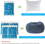 10lbs Bean Bag Filler, Pillow Bean Bag Stuffing Filling, Shredded Memory Foam Filling, Punching Bag Filler, Foam Refill for Pouf/Ottoman Stuffing/Couch/Boxing Bag, Added Gel Particles
